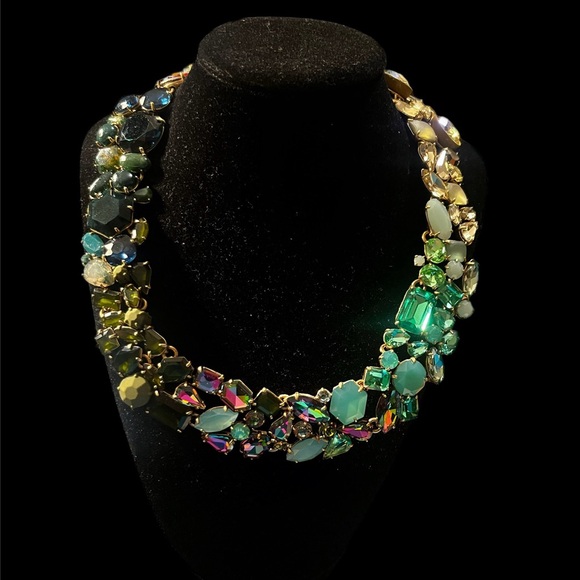 J. Crew Jewelry - J Crew Ombré Wreath Necklace